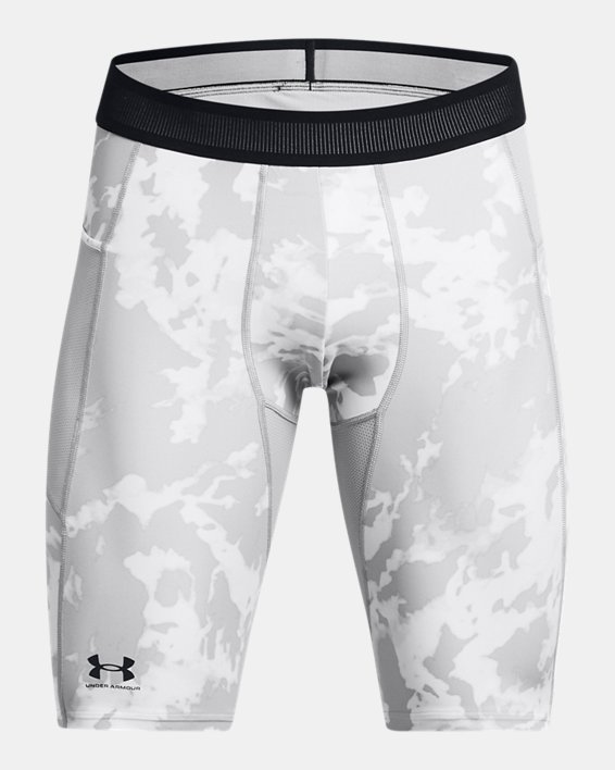 Men's HeatGear® Iso-Chill Printed Long Shorts in Gray image number 4
